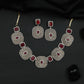 Necklace Featuring Circular Medallions and Geometric Connectors