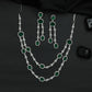 Necklace Featuring Double Row Link Arrangement