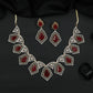 Openwork Geometric Necklace with Statement Appeal