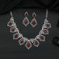 Openwork Geometric Necklace with Statement Appeal