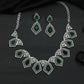 Openwork Geometric Necklace with Statement Appeal