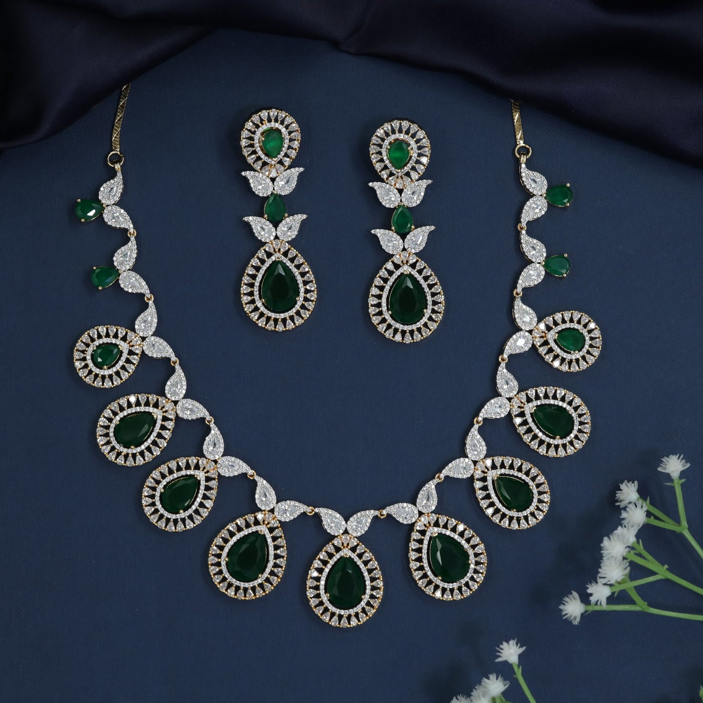 Designer Inspired Necklace with Oval Medallion Styling