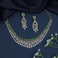 Crystal Fringe Necklace with Graduated Drop Accents