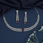 Crystal Lattice Choker with Center Frame Detail