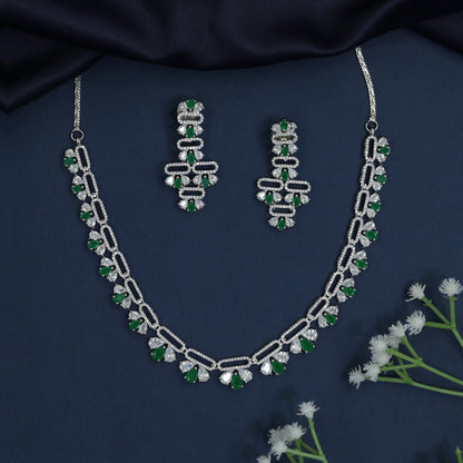 Everyday Glam Necklace Set with Teardrop Accents