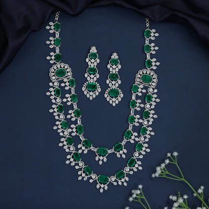 Spotlight Double Strand Long Haara Set with Medallions