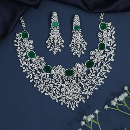 Signature vault necklace with ornamental scrollwork composition