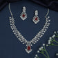 Heritage Laurel Rhodium Necklace with Medallion Centerpiece