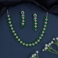 Designer necklace with sculpted gemstone arrangement