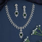 Occasion wear necklace with framed pendant styling