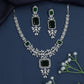 Designer inspired necklace with rectangular station accents