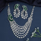 Designer inspired necklace with scroll frame connectors