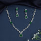 Lightweight station necklace with balanced drop detailing