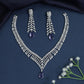 Modern muse necklace with geometric chevron detailing