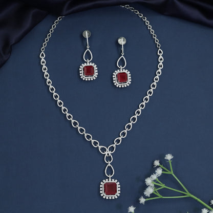 Signature design necklace with orbital collar styling