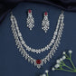 Necklace with Radiant Blossom Formation and Layered Styling