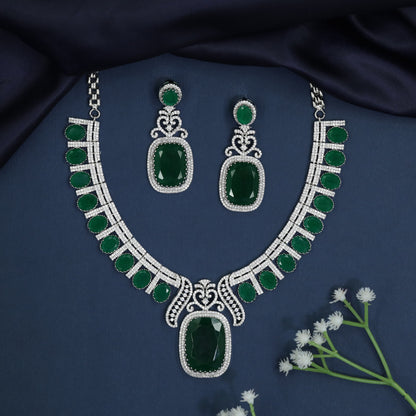 Signature Medallion Necklace with Structured Link Arrangement