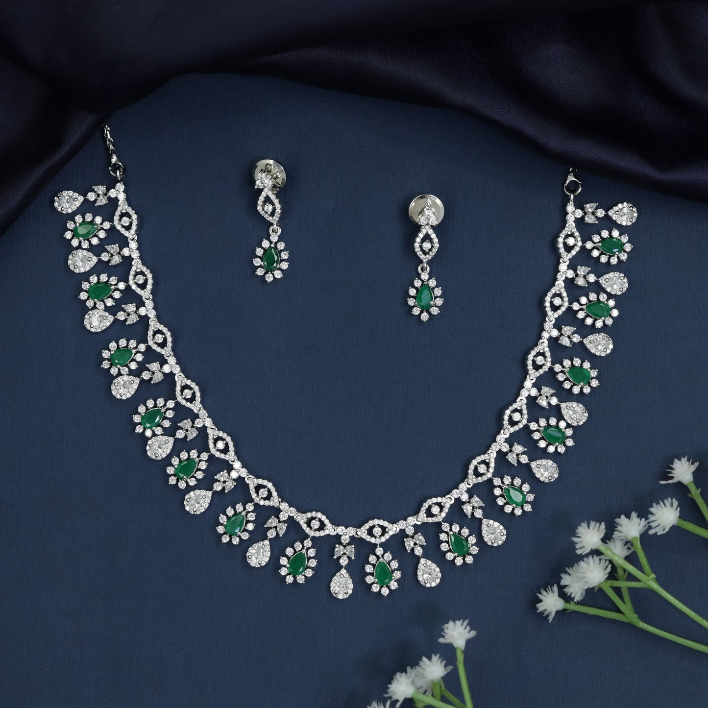 Atelier Botanical Necklace with Suspended Charm Detailing