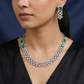 Imperial Gallery Necklace with Hexagon Link Arrangement