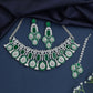 Rhodium Choker with Architectural Medallions and Rosette Gallery Design