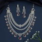 Necklace with Regal Elephant Accents and Chandelier Fringe Styling