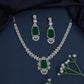 Crest Garland Necklace with Pavilion Drop Centerpiece