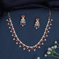 Necklace with Botanical Garland Formation and Fringe Border