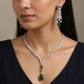 Necklace with Y-Drop Construction and Medallion Accent Detail