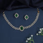 Sunray Collar Necklace with Rosette Floral Accent