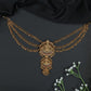 Temple Jewellery Bille with Lakshmi Motif and Cascading Chains