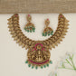 Majestic Necklace set showcasing ornamental deity panels