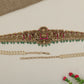 Cultural Waist Belt with Ornamental Lakshmi Framework