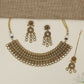 Designer devotional coin choker with layered ornamental borders