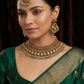 Temple heritage paisley choker with cascading medallion architecture