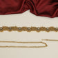 Classic Antique Waist Belt featuring layered pearl motif design