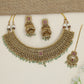 Grand heritage collar Choker with repeating floral coin motifs