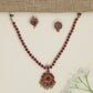 Statement Antique Necklace with Circular Stone Arrangement