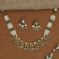 Premium beads choker set showcasing symmetrical stone detailing