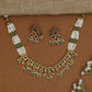 Premium beads choker set showcasing symmetrical stone detailing