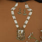 Heritage Krishna pendant Antique Beads Long Haara with decorative accents