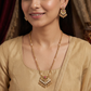 Elegant medallion Antique Chain With Pendant with decorative hanging accents