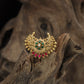 Floral Medallion Jadau Jade Bille with Regal Scrollwork Design