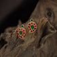 Traditional Mango Design Jadau Stud Earrings