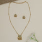 Elephant motif chain pendant with heritage-inspired detailing