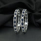 Contemporary bangles with articulated station links