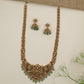 Temple jewellery long haara with Lakshmi pendant focal point