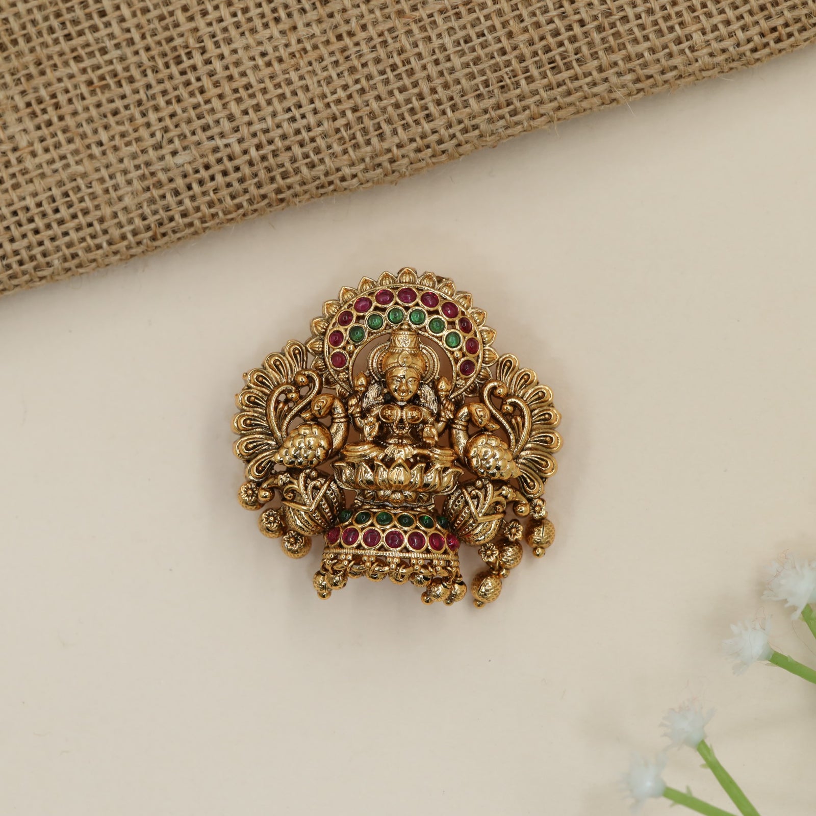 South Indian Lakshmi bille with heritage craftsmanship