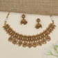 Goddess Lakshmi necklace with traditional temple design
