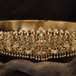 Lakshmi peacock antique dabu with temple motif detailing