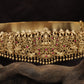 Lakshmi peacock antique dabu with temple motif detailing